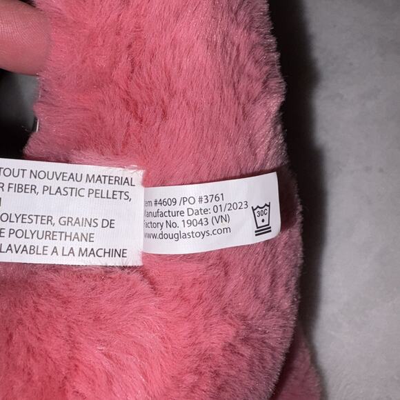 Douglas Triceratops Tracie Plush Pink Dinosaur Stuffed Animal 10" - Picture 10 of 11